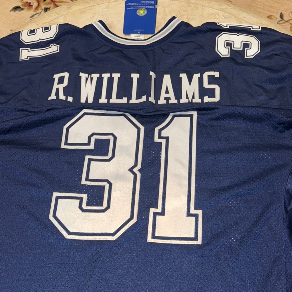 Dallas Cowboys 31 Roy William Jersy Blue and White Men's Jersey -XXL - Picture 7 of 8